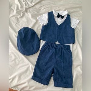 Toddler boy summer formal set